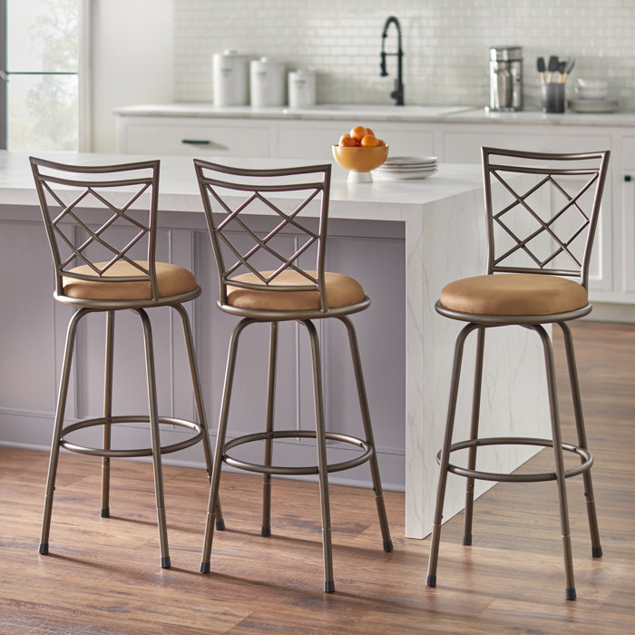 Red Barrel Studio® Lamoille Swivel Stool & Reviews Wayfair